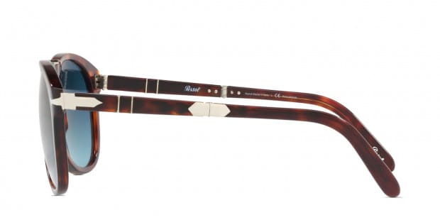 Persol Steve McQueen Tortoise w/Blue Prescription Sunglasses 50