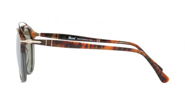 Persol PO3159S Tortoise w/Green, Silver Prescription Sunglasses