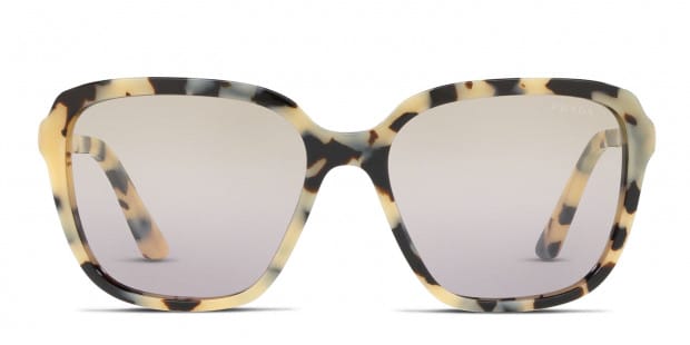 Prada PR10VSF White, Tortoise Prescription Sunglasses - 50