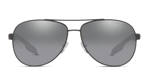 Prada PS53PS Black Prescription Sunglasses 50 Off Lenses