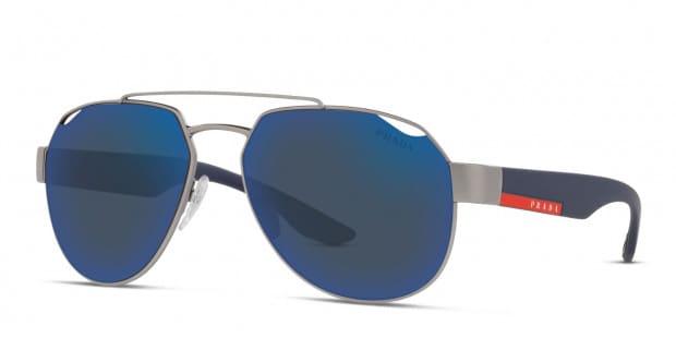 Prada PS 57US Gunmetal Sunglasses