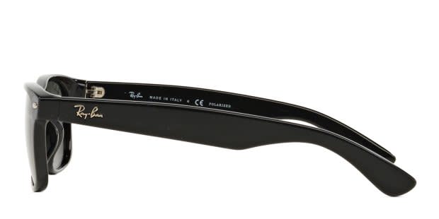 Ray-Ban 2132F New Wayfarer Shiny Black/Green Sunglasses