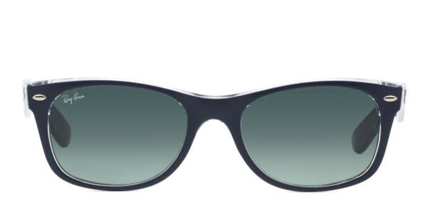Ray-Ban RB2132 New Wayfarer Blue, Clear Sunglasses