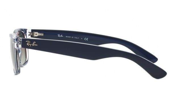 Ray-Ban RB2132 New Wayfarer Blue, Clear Sunglasses
