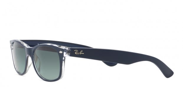 Ray ban new wayfarer blue transparent discount