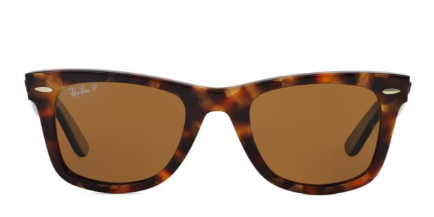 Ray Ban 2140 Wayfarer Leopard w Brown Polarized