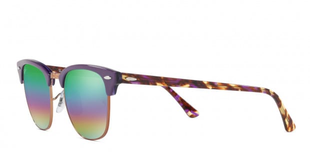 Ray ban clubmaster rainbow store
