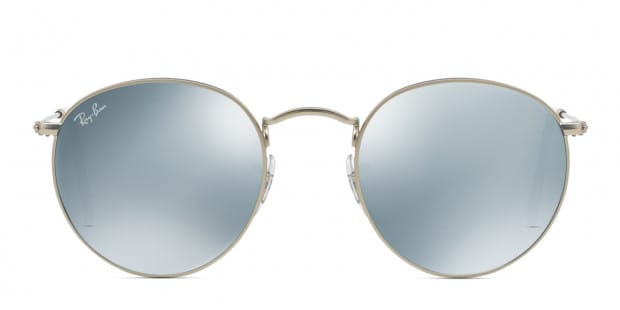 Ray ban silver round sunglasses cheap