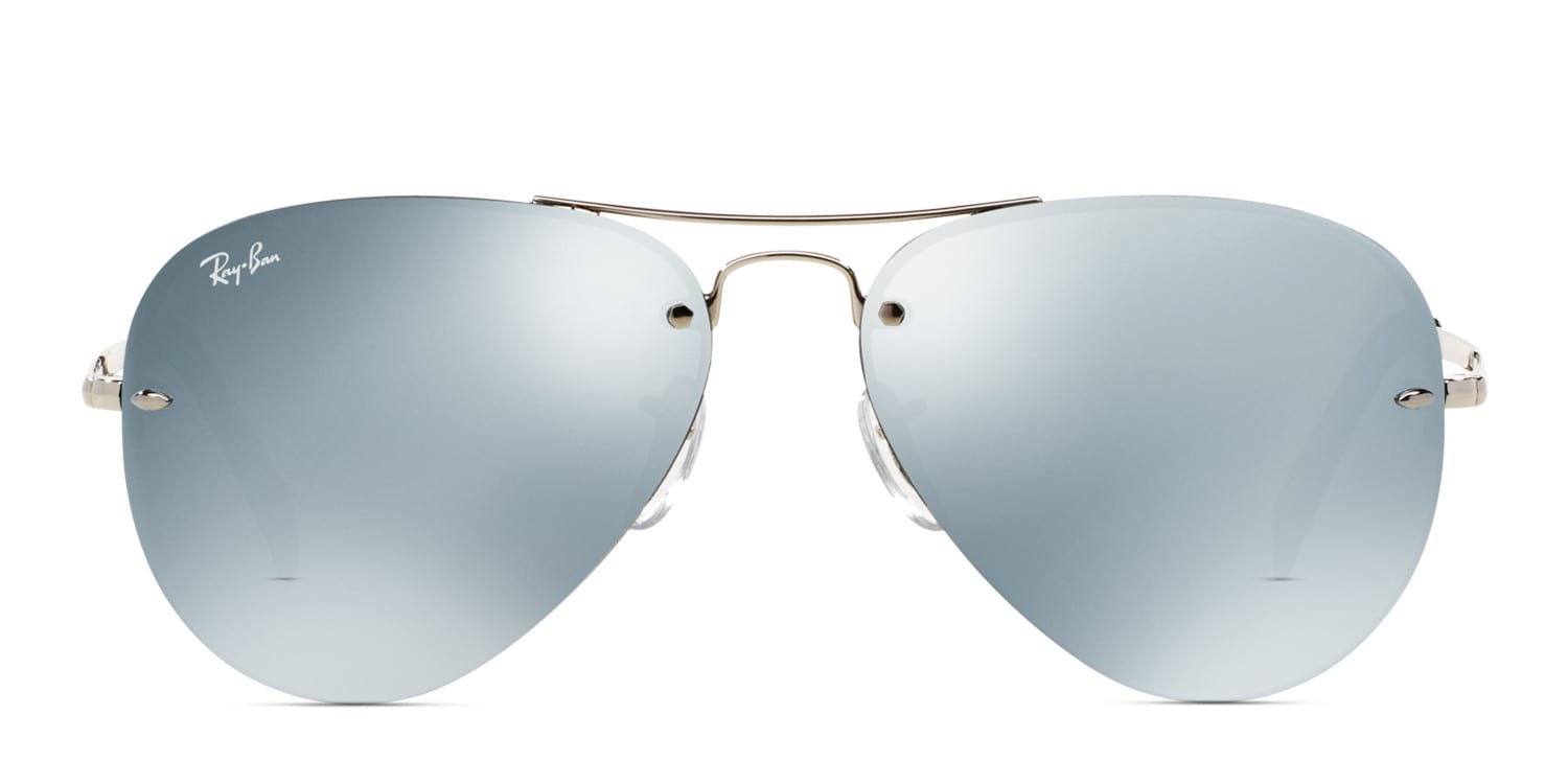 Ray-Ban 3449 Silver Prescription Sunglasses - 50% Off Lenses