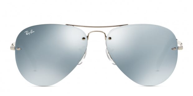 Ray Ban 3449 Silver Prescription Sunglasses 50 Off Lenses