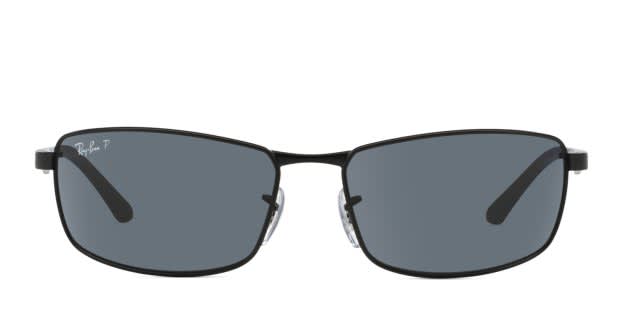 Ray-Ban RB3498 Matte Black Polarized Sunglasses