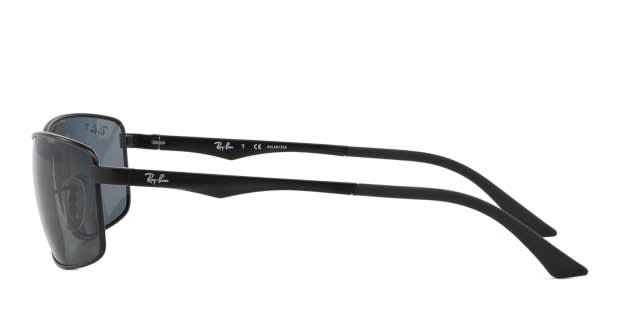 Ray-Ban RB3498 Matte Black Polarized Sunglasses