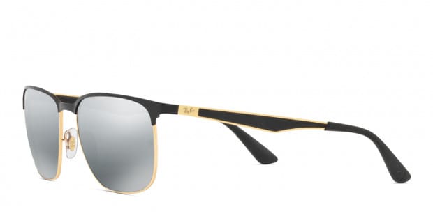 Ray Ban 3569 Gold Black w Silver
