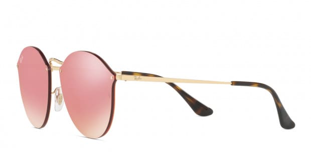 Ray ban blaze round pink sale