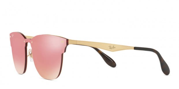Ray ban blaze clubmaster rose gold store
