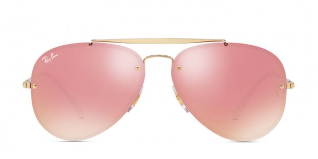 Ray ban blaze aviator pink sales