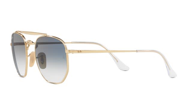 Ray-Ban RB3648 The Marshal Gold/Blue Sunglasses