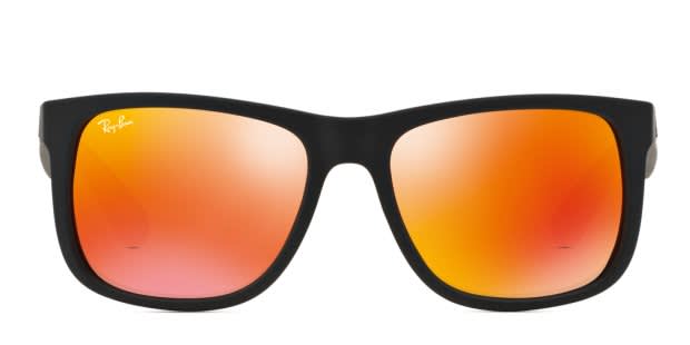 Ray-Ban 4165 Justin Black/Orange Sunglasses Online