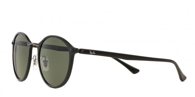 Ray Ban 4242 Matte Black w Green Prescription Sunglasses 50 Off Lenses