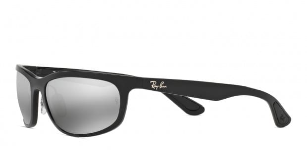 Ray-Ban 4265 Shiny Black w/Silver Polarized