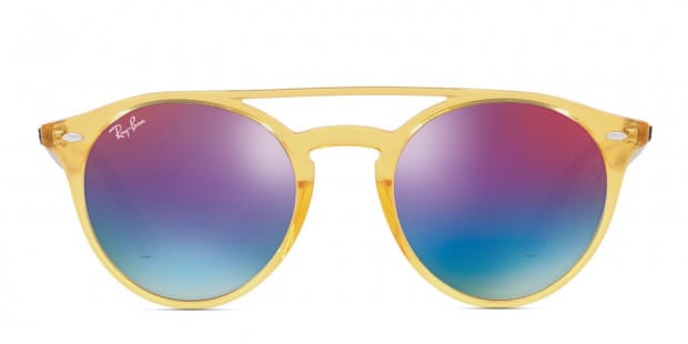 Ray Ban 4279 Yellow w Blue Green Purple Prescription Sunglasses