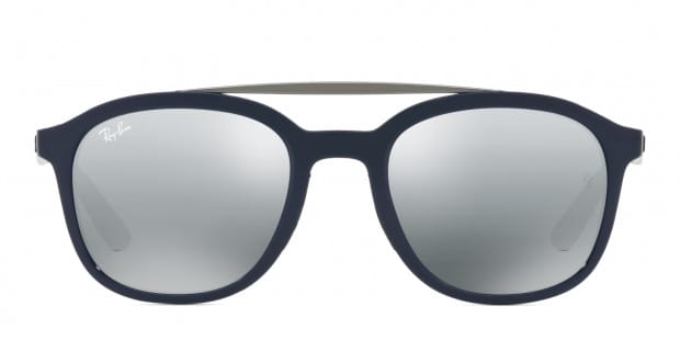 Ray Ban 4290 Blue w Grey Silver Prescription Sunglasses 50 Off Lenses