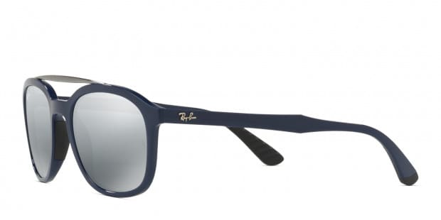 Ray Ban 4290 Blue w Grey Silver Prescription Sunglasses 50 Off Lenses