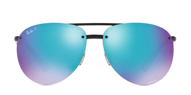 Ray Ban 4293CH Black w Green Blue