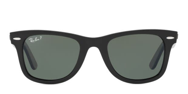 Ray-Ban 4340 Wayfarer Black w/Green Polarized Prescription