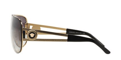 Versace VE2166 Gold, Gray glasses - Gray / Gold - Side View