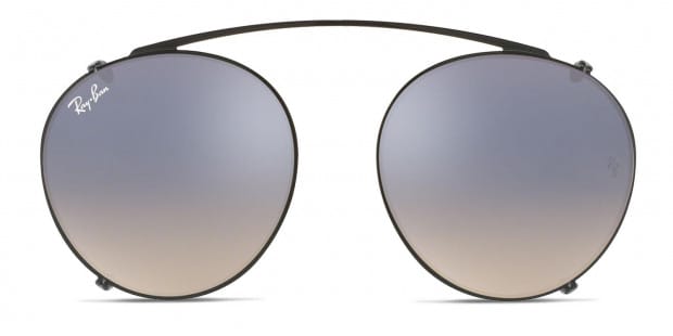 Ray ban clip on sale round