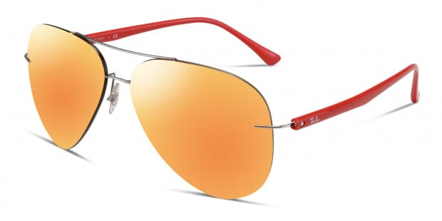 Ray Ban 8058 Red Non Rx able