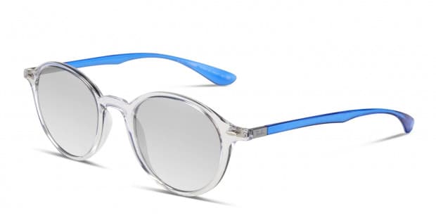 Ray Ban 4237 Clear w Blue Prescription Sunglasses