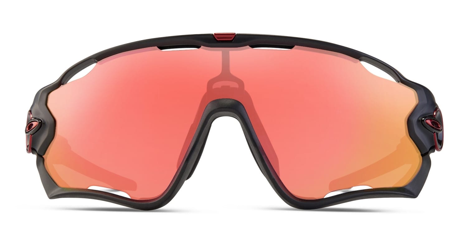 Oakley Jawbreaker Black w/Red Sunglasses