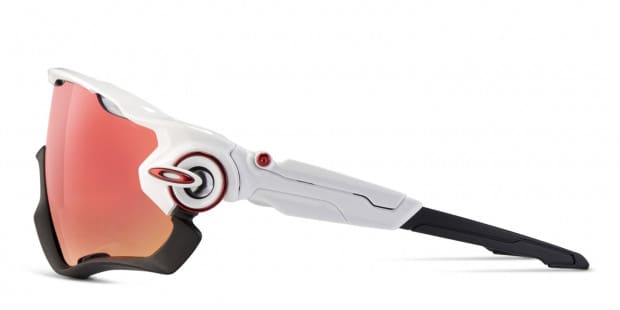 Oakley Jawbreaker White w Black Non Rx able