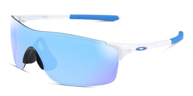 Oakley Evzero Pitch White w/Blue Sunglasses