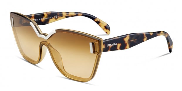 Prada PR 16TS Brown w Tortoise Non Rx able