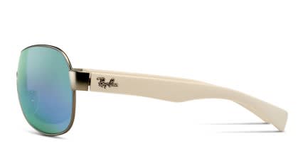 Ray-Ban RB3471 Gunmetal w/Beige (Non-Rx-able) glasses - Gunmetal / Beige - Side View