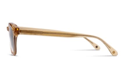 Muse Sugar Ray Clear Brown glasses - Brown / Clear - Side View