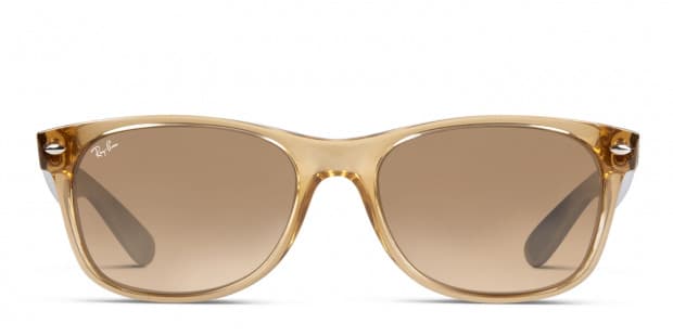 Ray-Ban RB2132 New Wayfarer Brown, Clear