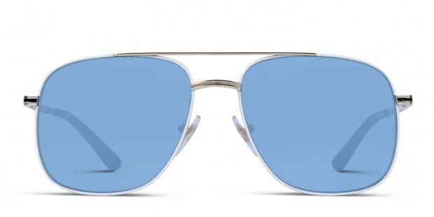 Vogue Gigi Hadid VO4083S White w Blue Sunglasses