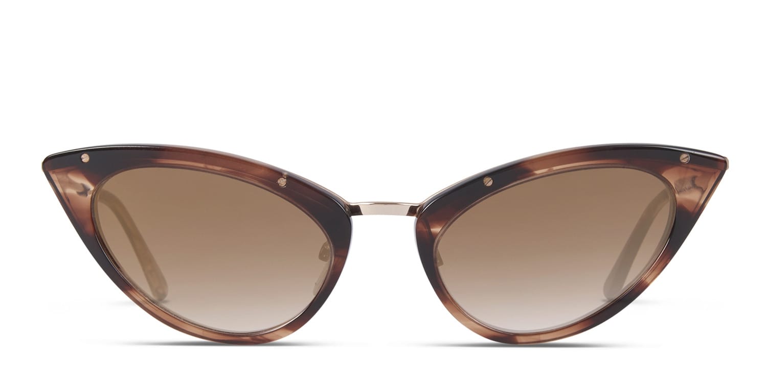 Tom Ford Grace Tortoise glasses - Tortoise - Frontal View