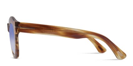 Tom Ford Greta Tortoise glasses - Tortoise - Side View