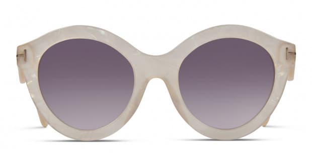 Tom Ford Chiara Beige Prescription Sunglasses