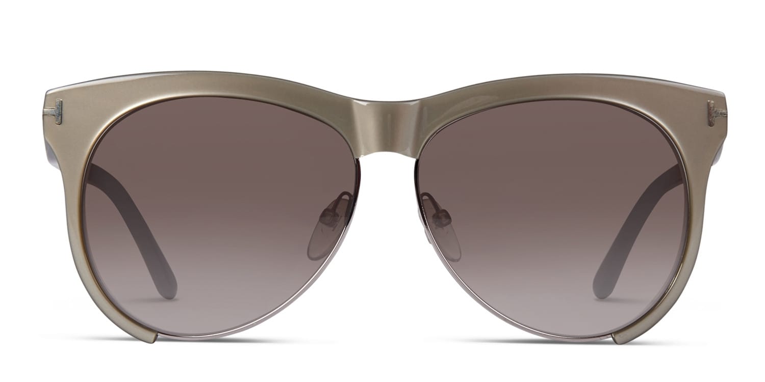 Tom Ford Leona Gray glasses - Gray - Frontal View
