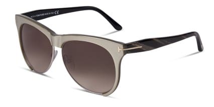 Tom Ford Leona Gray glasses - Gray - Angle View