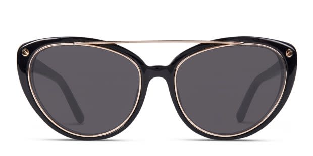 Tom Ford Edita Black Prescription Sunglasses display picture 3