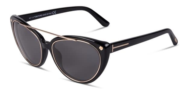 Tom Ford Edita Black Prescription Sunglasses