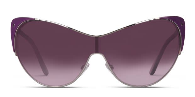New Authentic Tom Ford Vanda FT0364-80Z-00 Cat-Eye Sunglasses Authentic TOM FORD Vanda TF0364-80Z Gunmetal and Purple Cat  main image 4