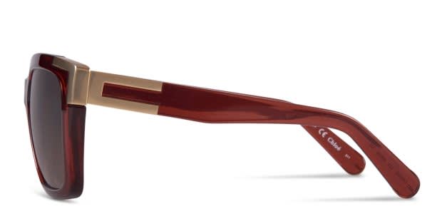 美品　Chloé ブラウン・トータス メガネ Chloe CE632S Clear Brown Prescription Sunglasses
